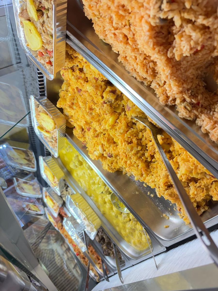 Arroces en la vitrina