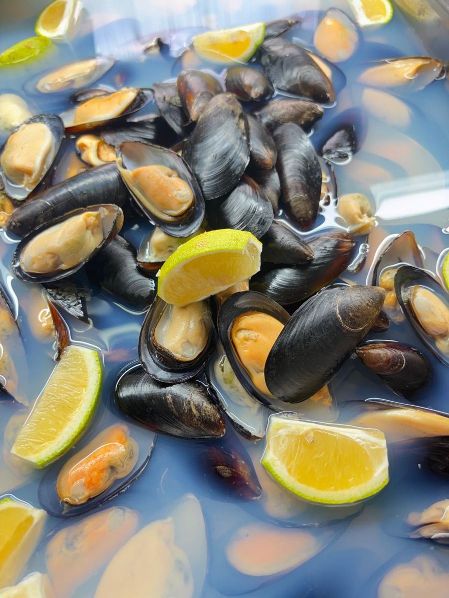 Mejillones con limón