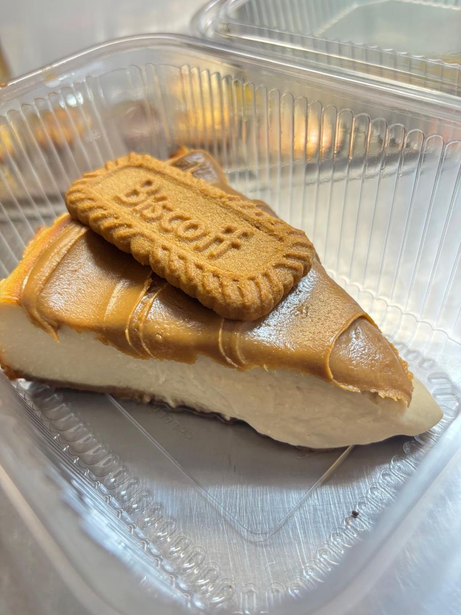 Tarta de queso con crema de galleta